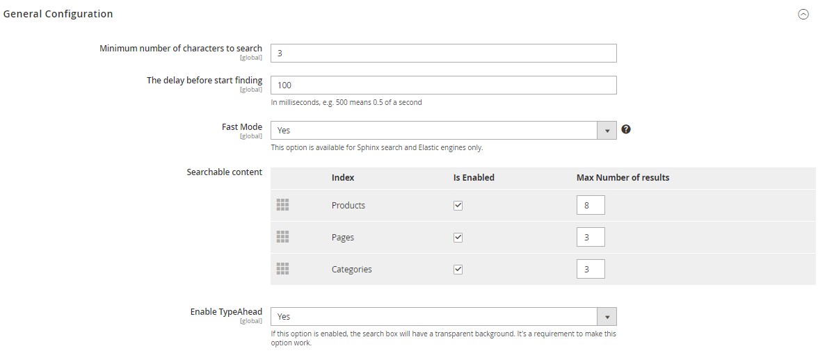 Magento 2 Elastic Search module