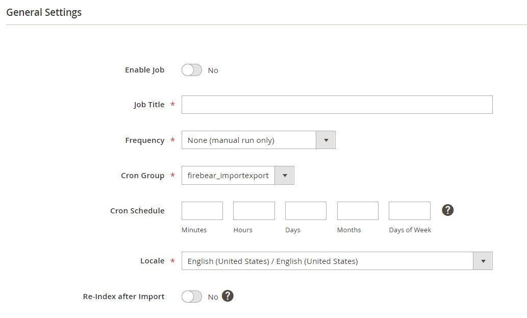 Magento 2 B2B Requisition List import: general settings