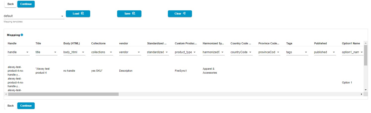 Import Shopify Metafields: configure mapping