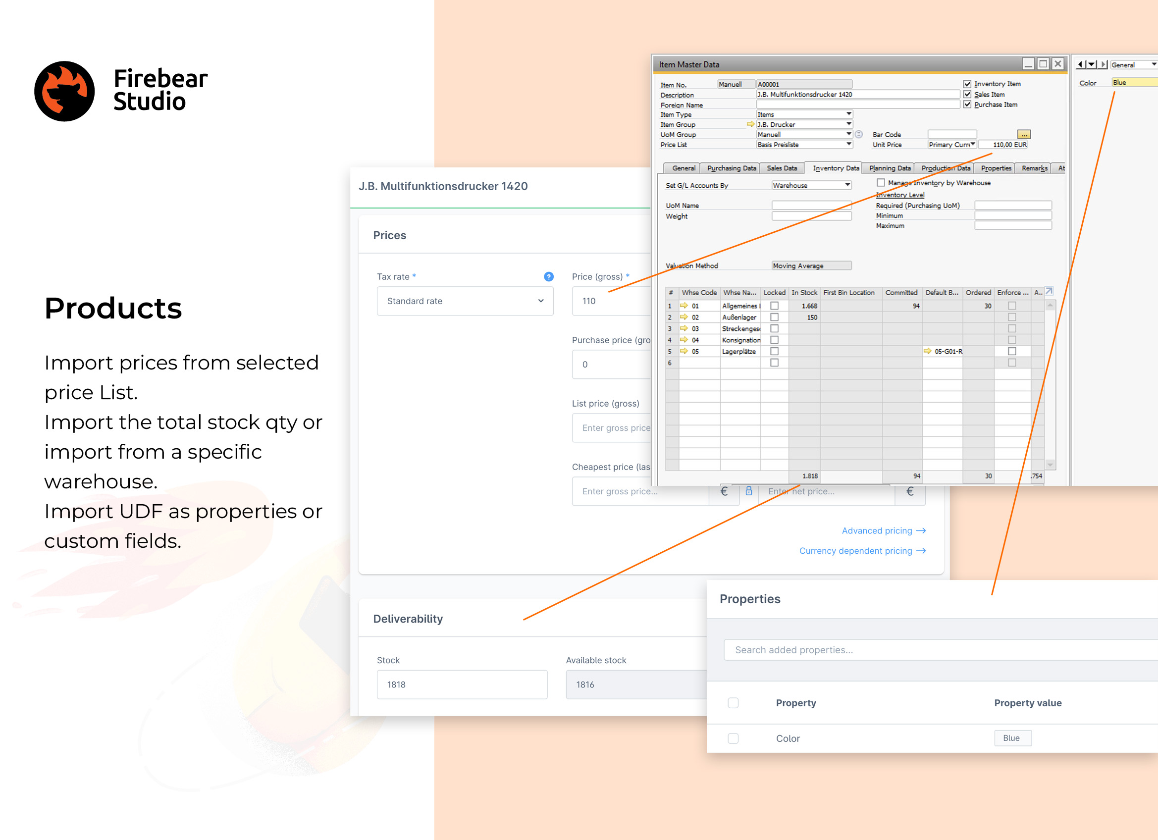 Shopware SAP Integration: product synchronization