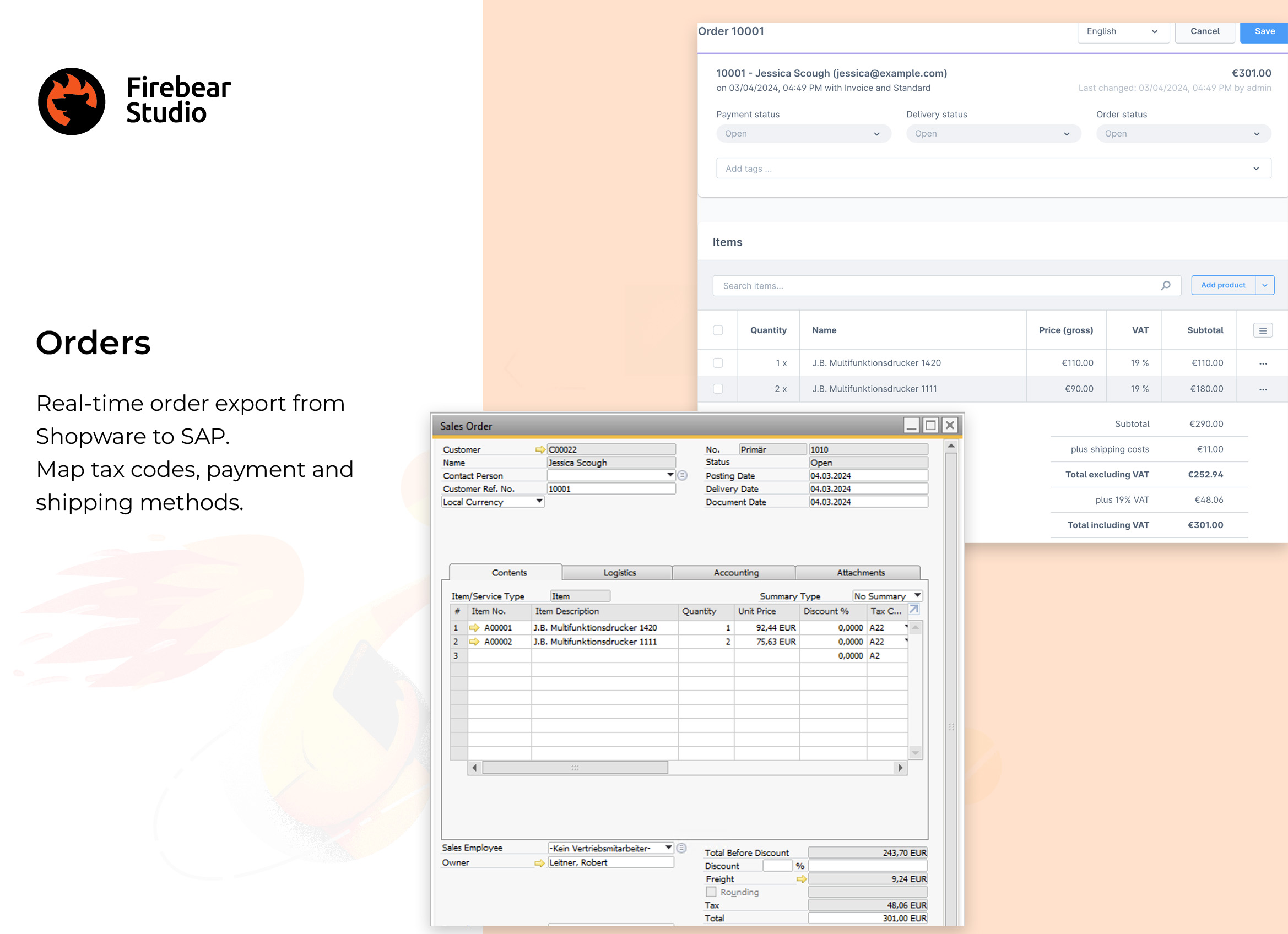 shopify microsoft dynamics integration: order sync