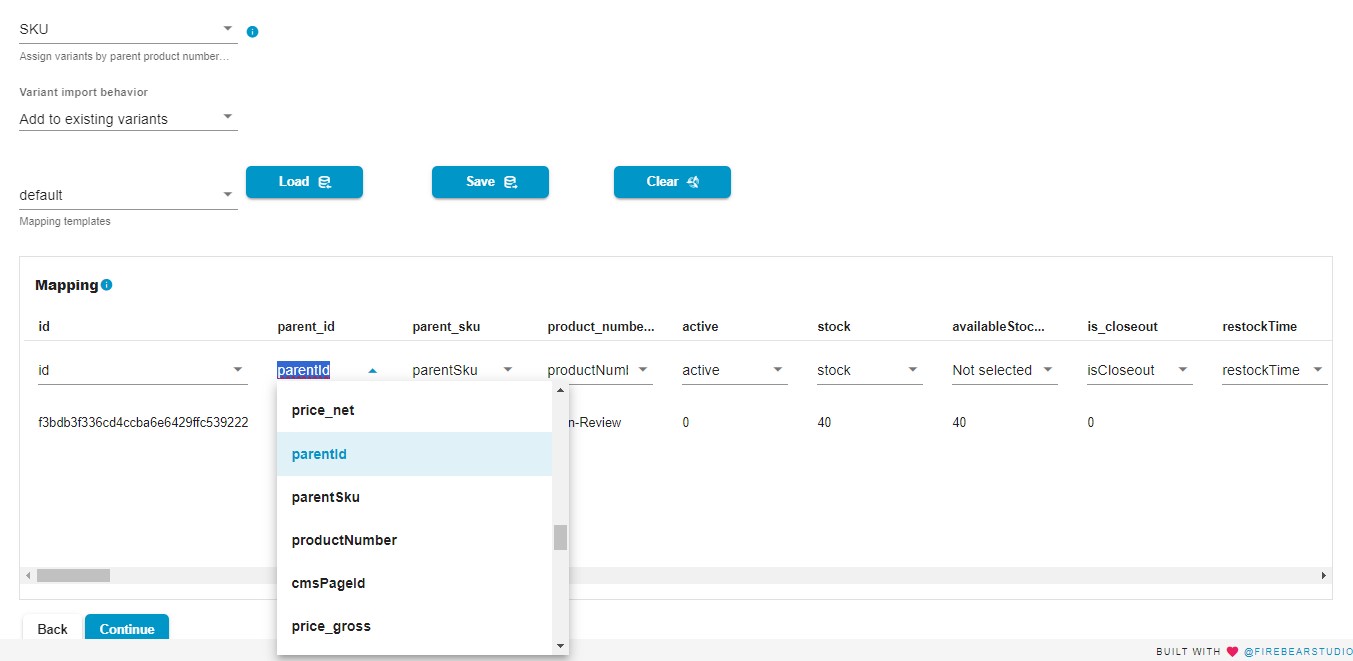 attribute mapping for shopware 6 advanced pricing