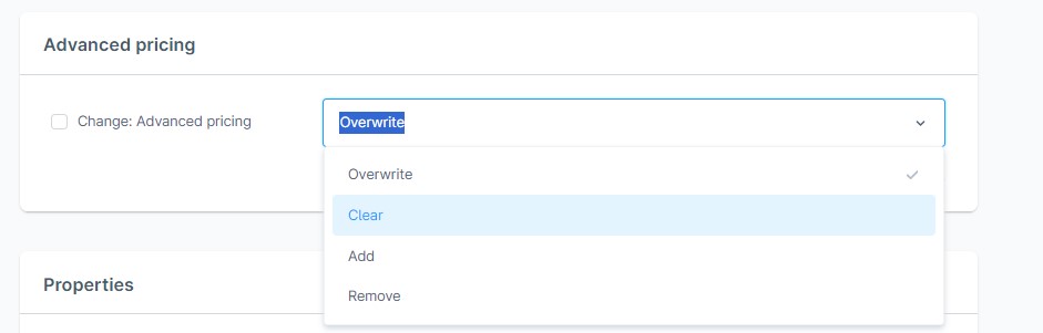 Shopware 6 advanced pricing behavior when editing