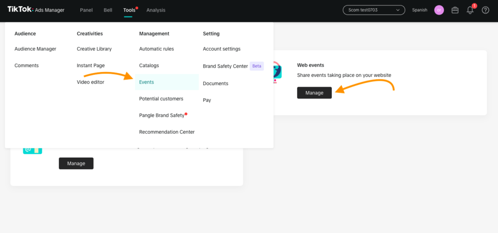 Magento Tiktok Pixel Tracking: Manage Web Events