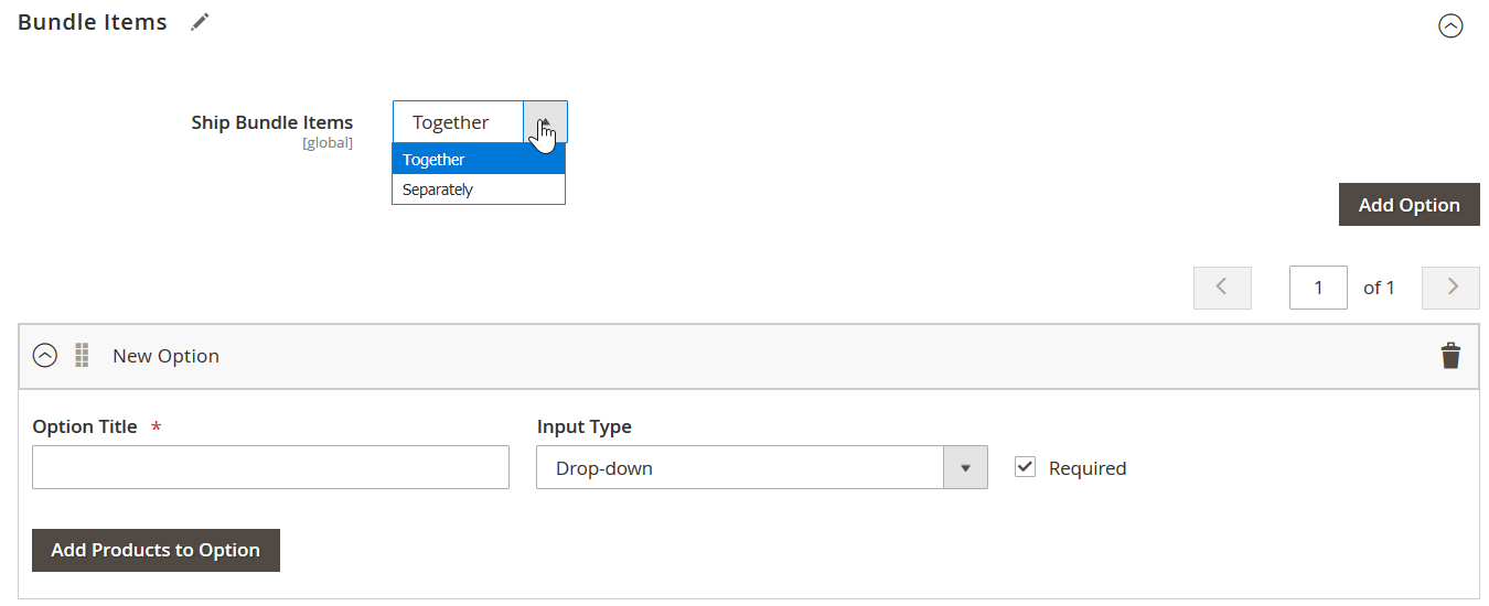 Magento 2 bundle product custom options in the admin
