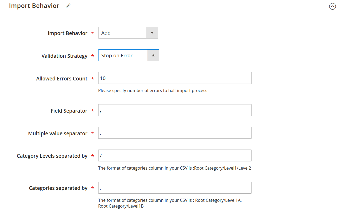 Magento 2 CMS Page import behavior with Improved Import & Export extension