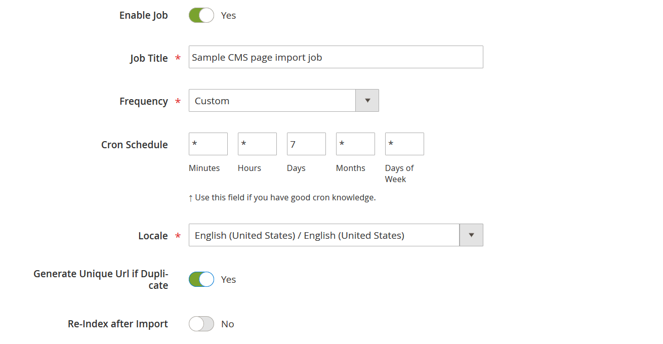 Automate Magento 2 CMS Page import with Improved Import & Export extension