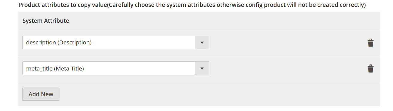a feature that lets you Copy Attributes When Creating Configurable Products Automatically upon import with the Improved Import & Export extension