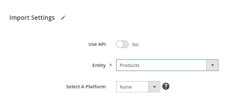 Magento 2 gift card import: entity
