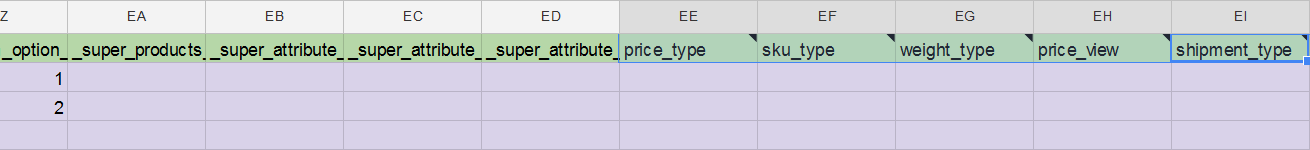 product csv additional columns for product bundle to Export Products from Magento 1 to Magento 2