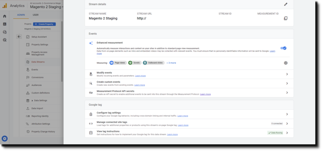 Missing Magento 2 Transactions in Google Analytics 4 (GA4): Measurement Protocol API secret