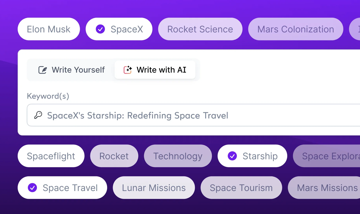screenshot of Surfer SEO AI tool – Automated SEO Writing with Artificial Intelligence