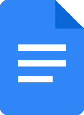 Google Docs logo - you can integrate Surfer SEO with Google Docs