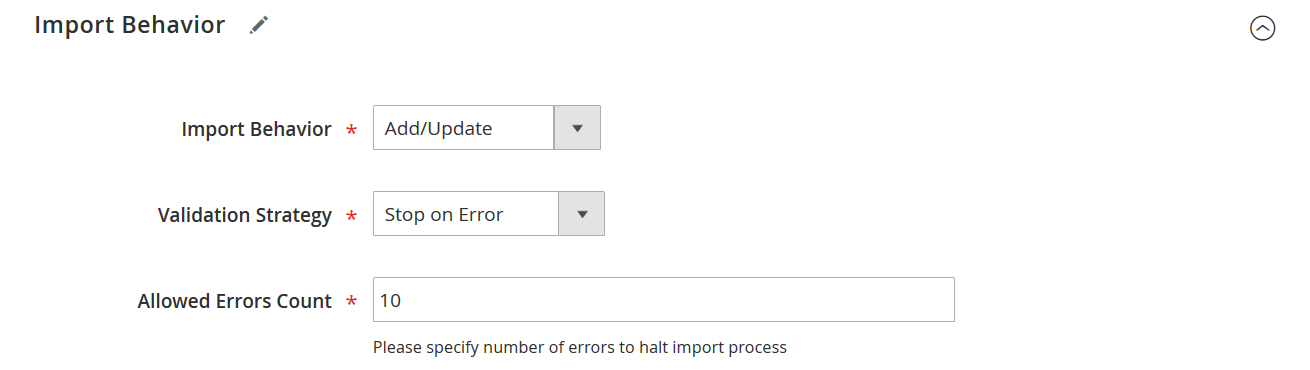 magento 2 related products, magento 2 cross sell products, magento 2 upsell products import: import behavior