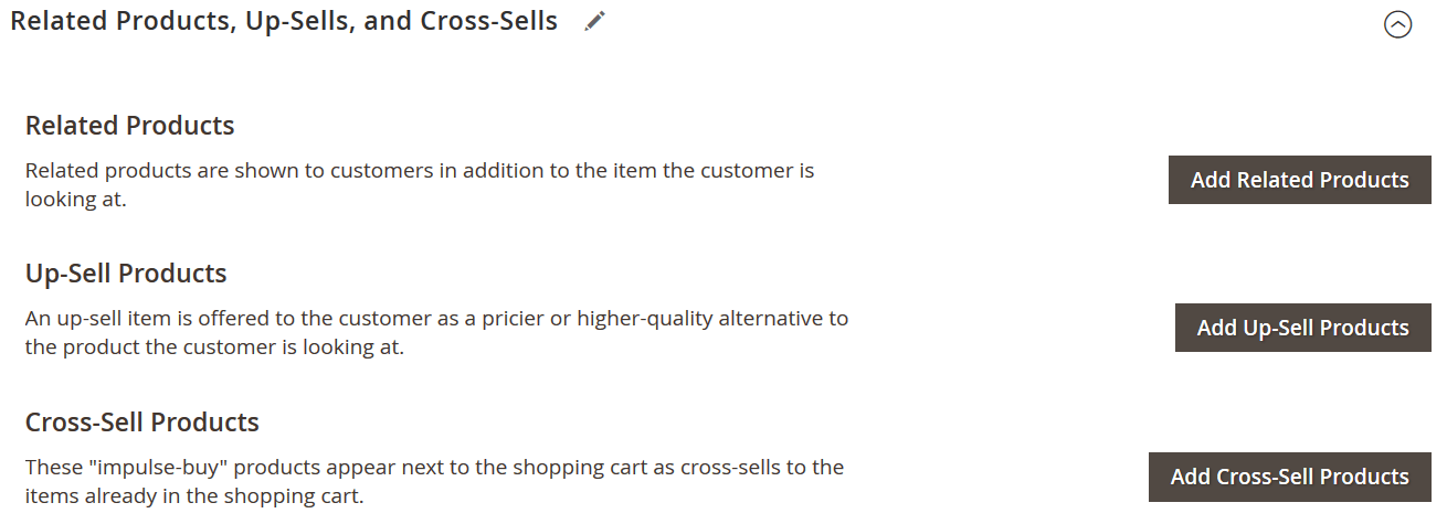 associate magento 2 related products, magento 2 cross sell products, magento 2 upsell products with a product