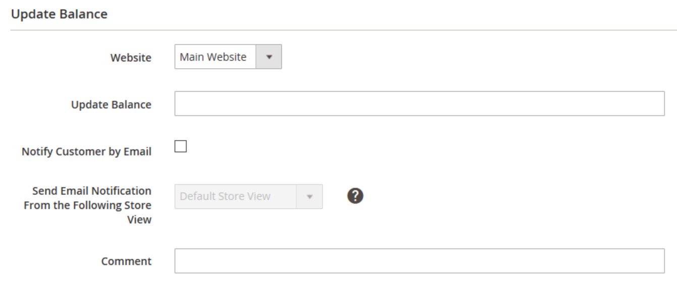 How to Update the Magento 2 Store Credit Balance