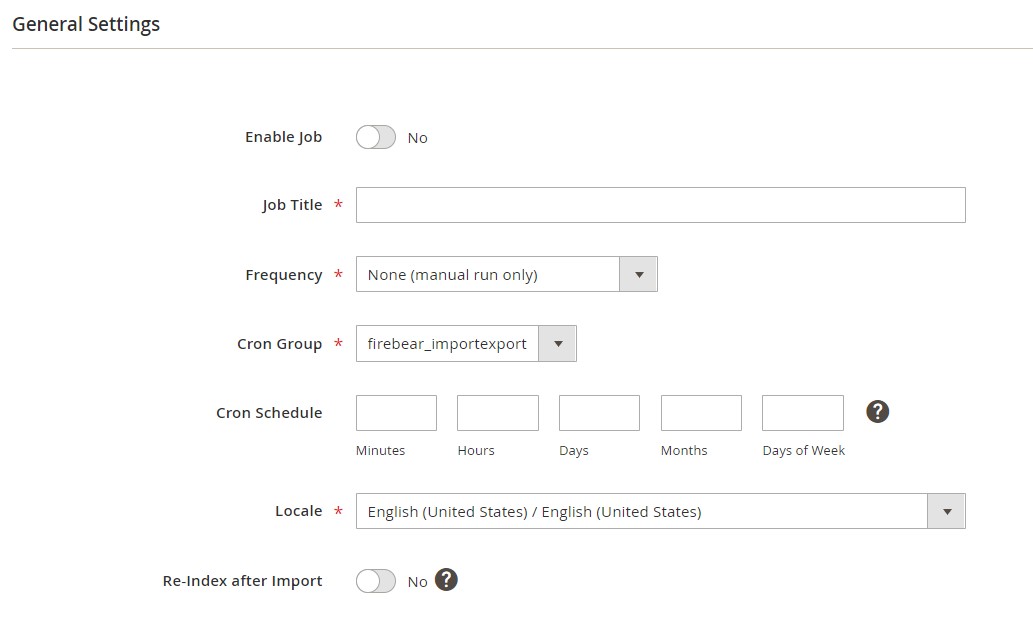 magento 2 b2b quote import: general settings