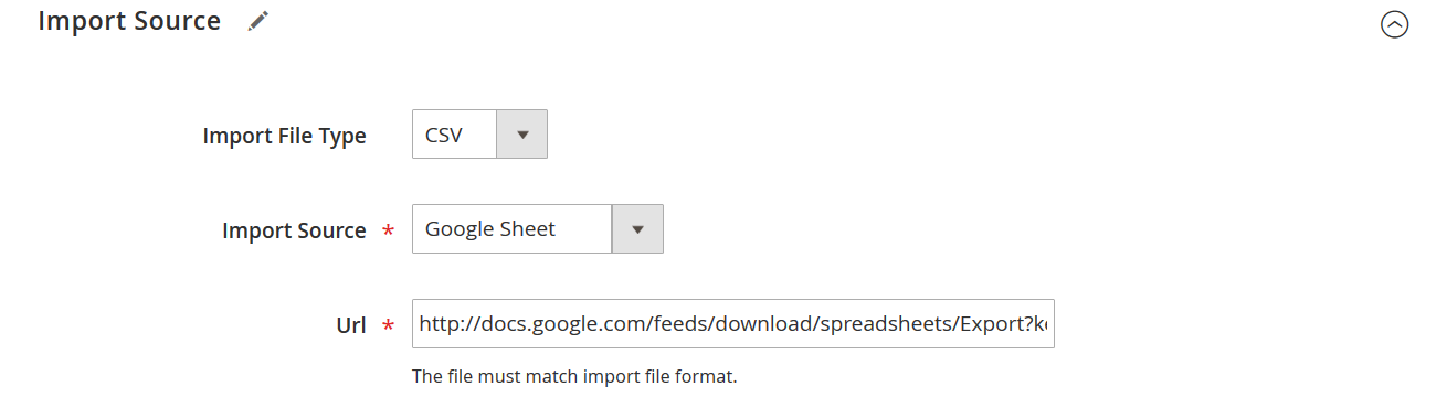 Magento 2 Multi Source Inventory import source