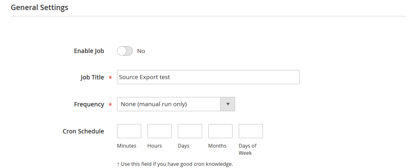 Magento 2 MSI User Guide: automate export